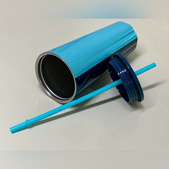 Starbucks Spring 2023 Stainless Steel Glacier Tone Blue Teal 24oz Cold Cup - Picture 9 of 16